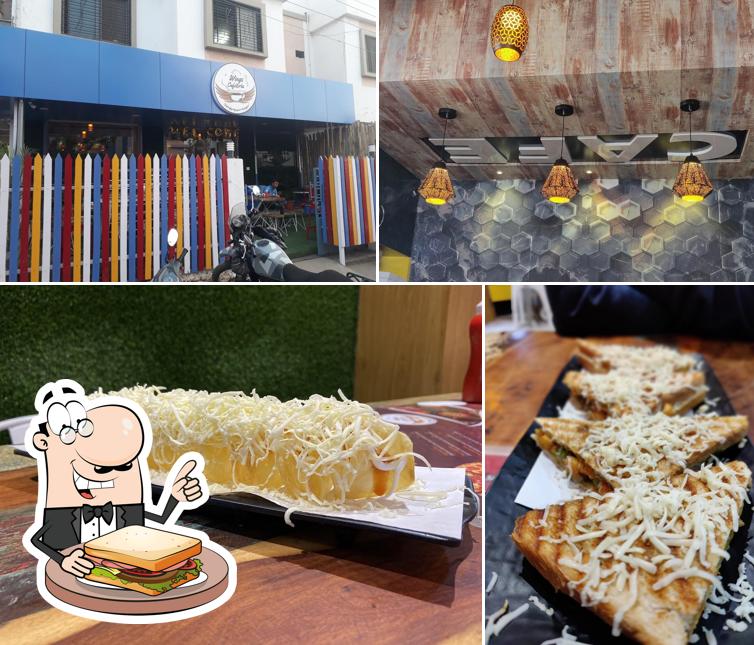 Have a sandwich at Wings cafeteria