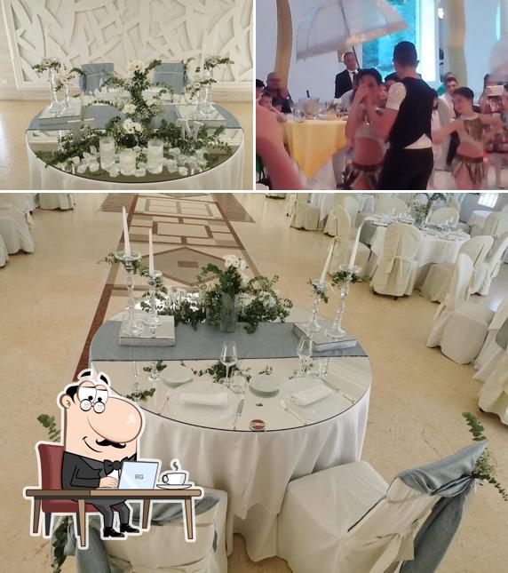 Gli interni di Casale Santa Lucia - Sala ricevimenti