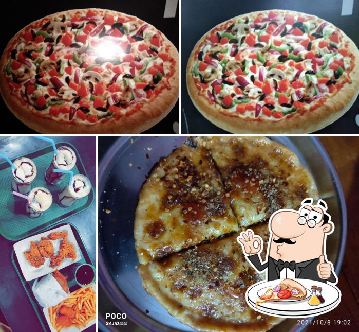 Order different kinds of pizza