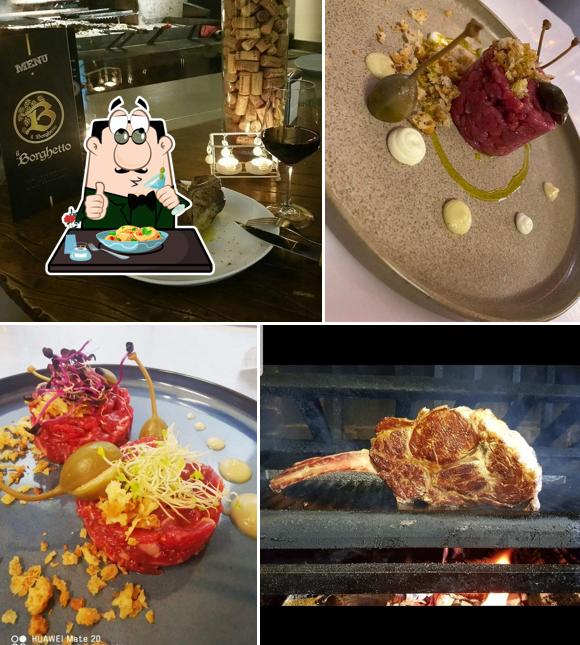 Cibo al Ristorante Steakhouse "Il Borghetto"