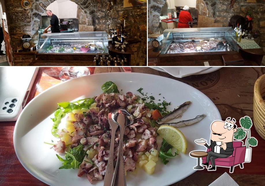 Konoba Ive si caratterizza per la interni e cibo