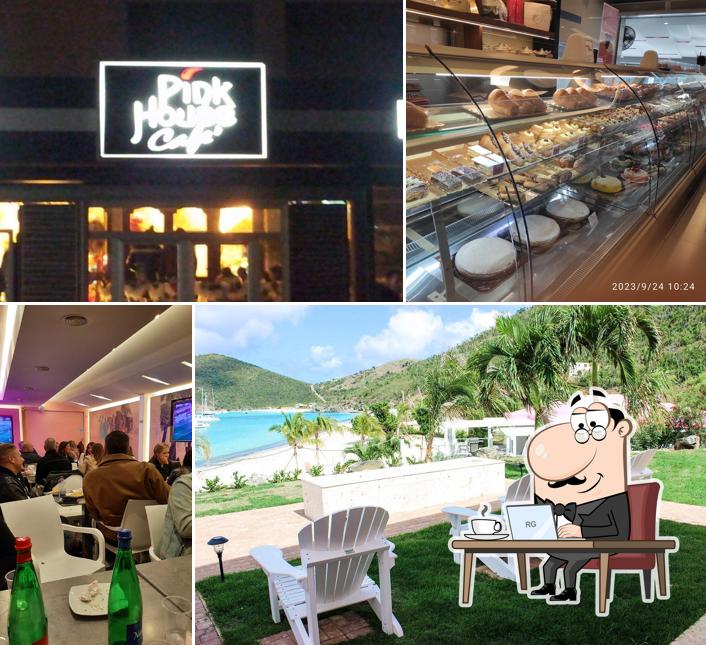 Gli interni di Pink House Cafè