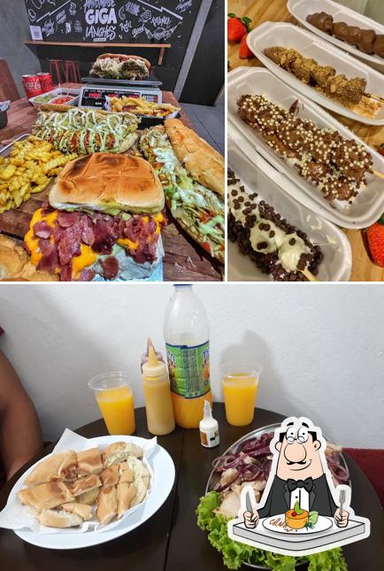 Comida em Giga lanches