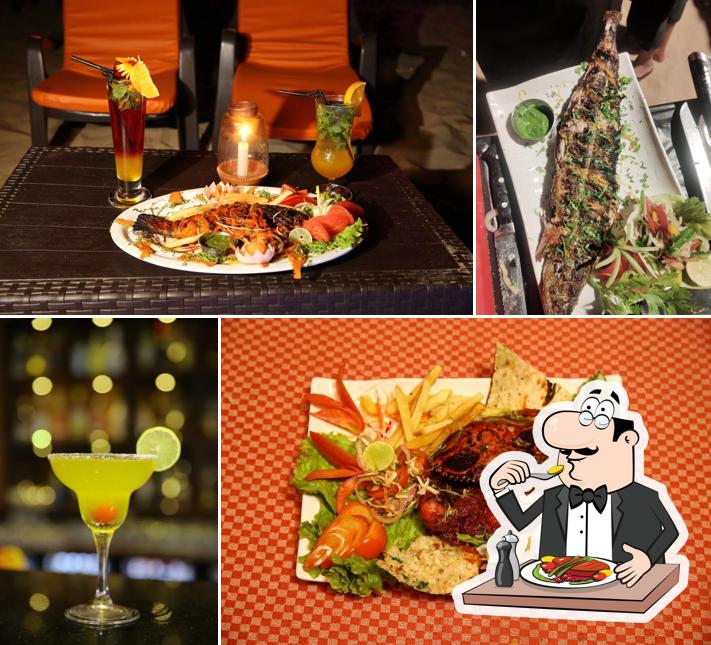 Food at BAGA RESTRO BAR