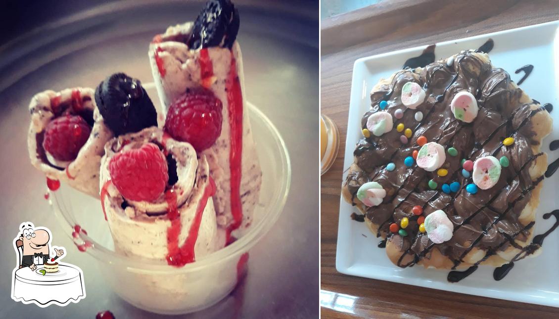 N'oubliez pas d'essayer un dessert à Emy ice rolls
