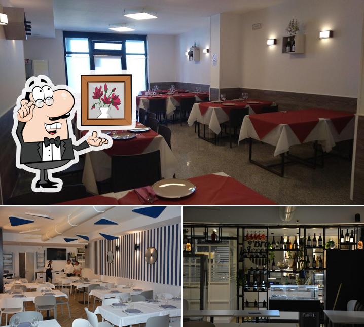 Gli interni di La Brace Accesa Ristorante Pizzeria Braceria