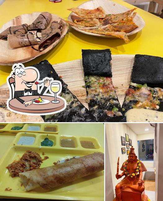 This is the photo displaying food and exterior at Maduras Dosa Company