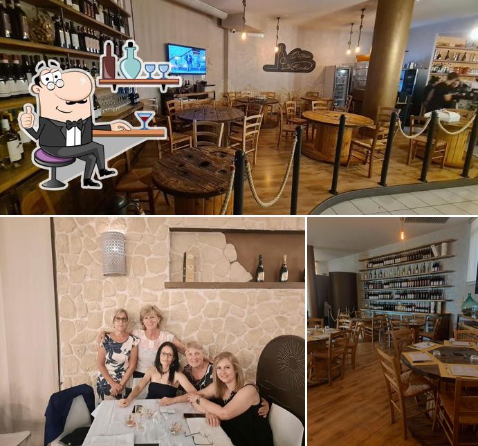 Gli interni di Osteria il Bicchio