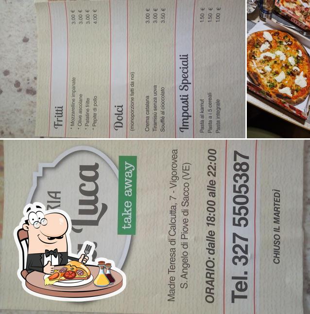Prenditi una pizza a Pizzeria da Luca take away