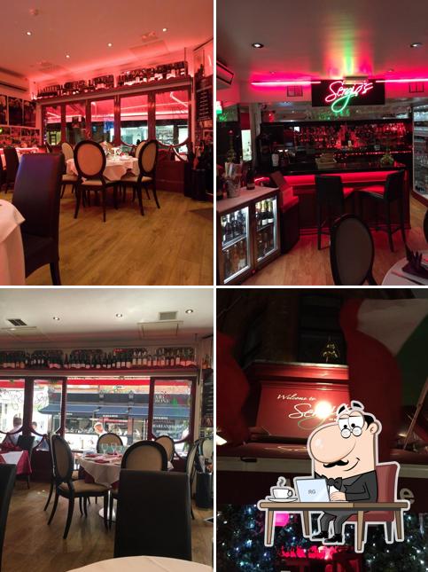 The interior of Sergio's