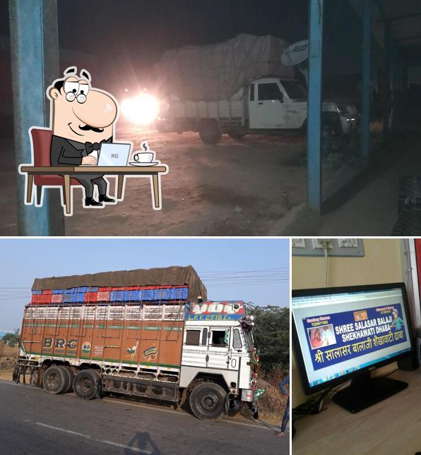 Check out how Shree Salasar Balaji Shekhawati Dhaba looks inside