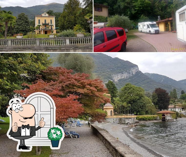 Puoi goderti l'aria fresca da seduto all'esterno di Campeggio La' Vedo
