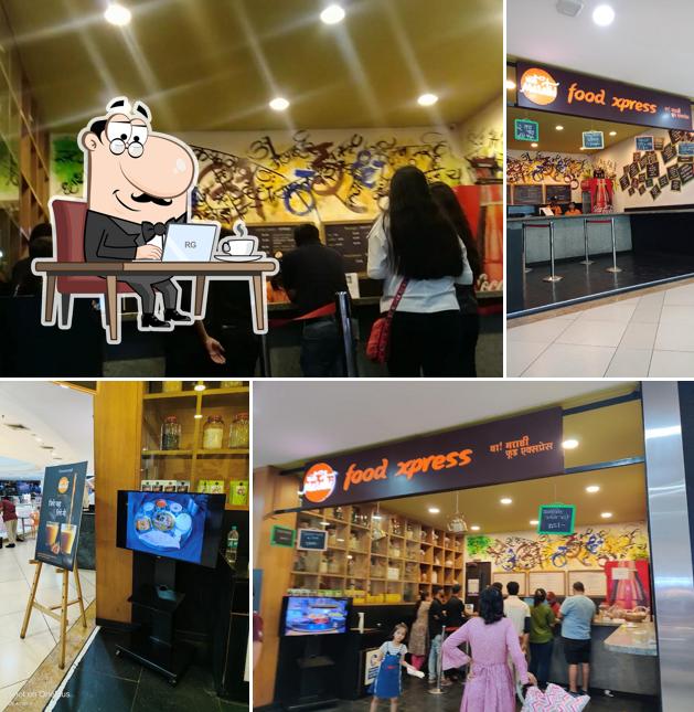 The interior of Food Xpress