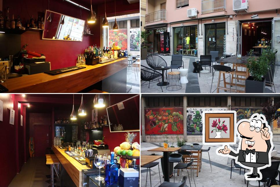Gli interni di Atelier Art Cafè