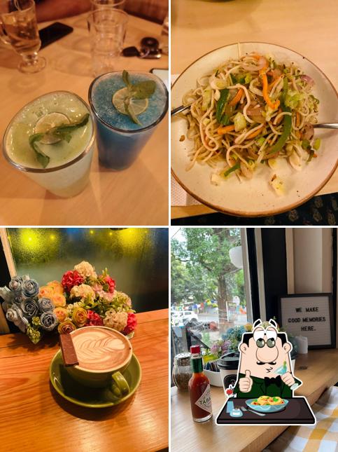 Food at Blooms café