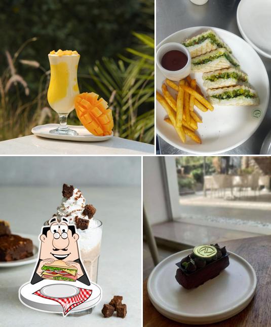 Club sandwich at Cafe Marka