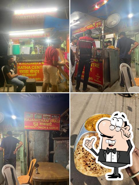 The interior of Jagdamba Paratha Center