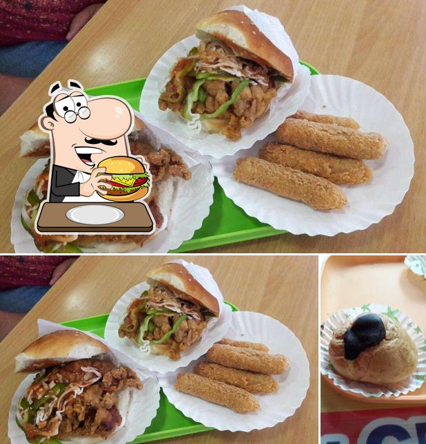 Get a burger at Masterchef