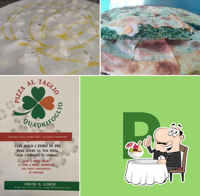 Pizza al Taglio Quadrifoglio serve un'ampia varietà di dolci