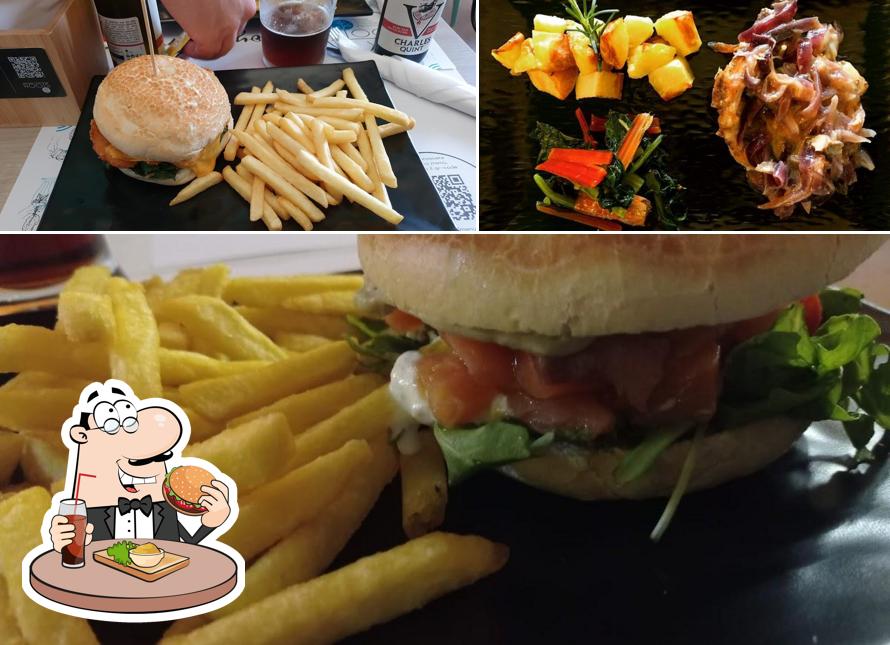 Ordina un hamburger a Roots
