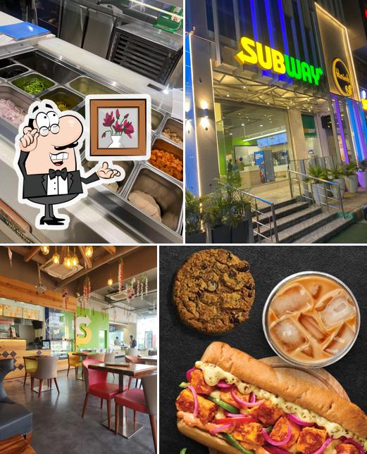 The interior of Subway Hoshiarpur Road