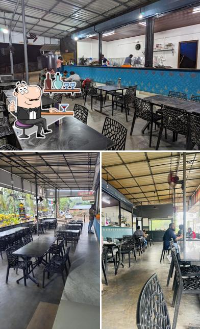 The interior of Whiteline Family Restaurant