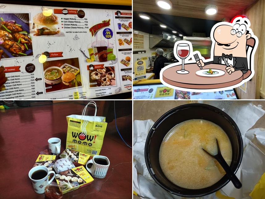 Meals at Wow! Momo