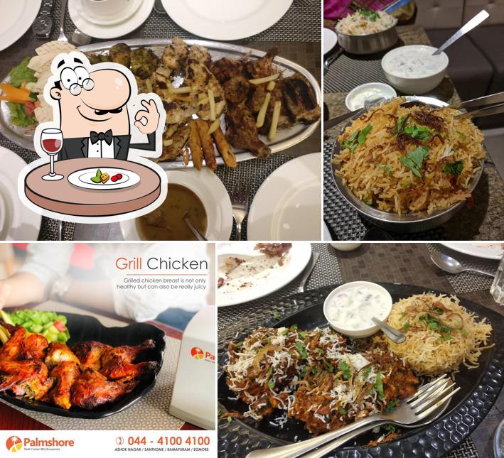 Food at Palmshore Restaurant Koyambedu