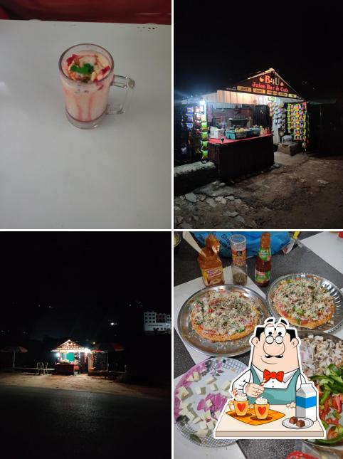 Enjoy a drink at B4U juice bar & cafe