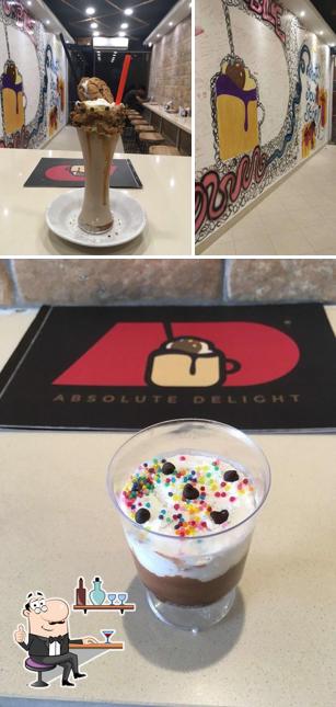 The interior of Absolute Delight