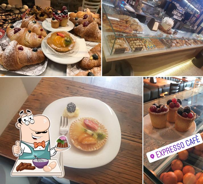 Expresso Cafè offre un'ampia varietà di dolci