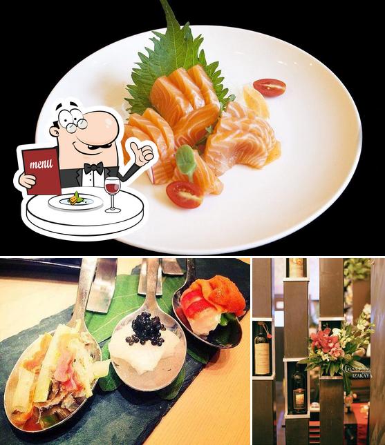 Dai un’occhiata alla foto che presenta la cibo e vino di Izakaya