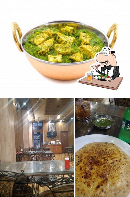 Take a look at the image showing food and interior at Jaideep Restaurant