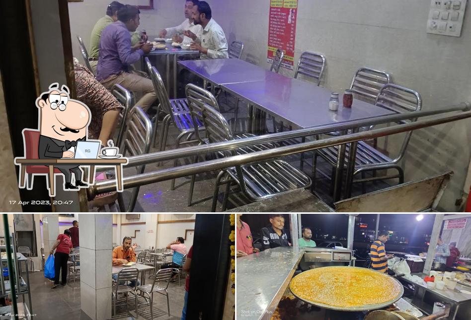 Jalaram Pavbhaji Center is distinguished by interior and food
