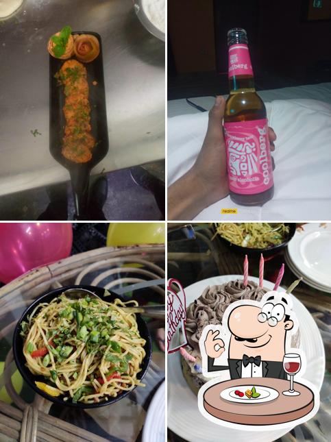 Food at Midnight hotel and restaurant