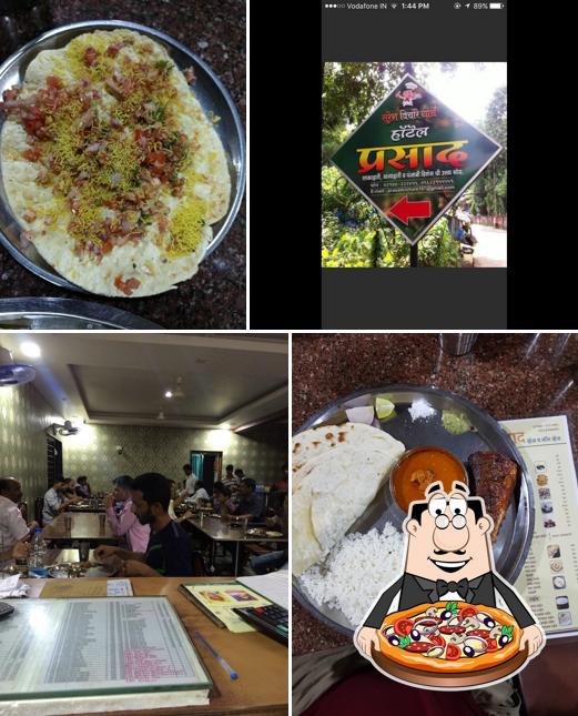 Order pizza at Prasad Restaurant