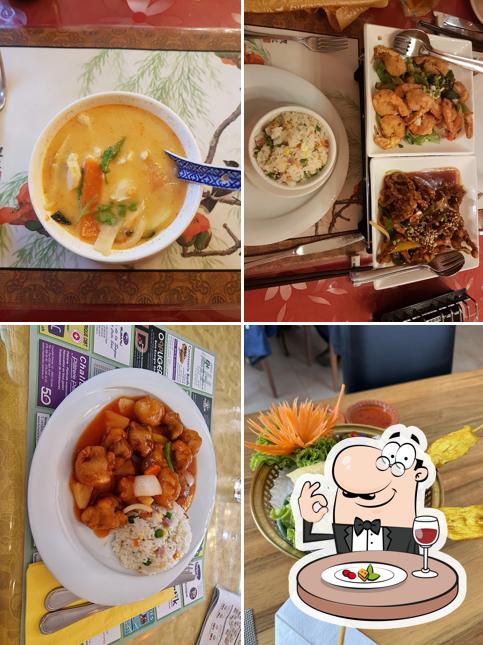 Cibo al Buffet de la gare "Chang Thaï"