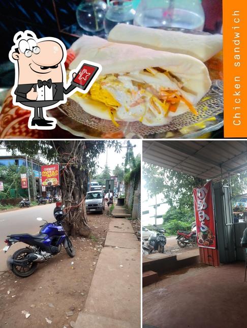 The image of exterior and food at Ithaathas and Company