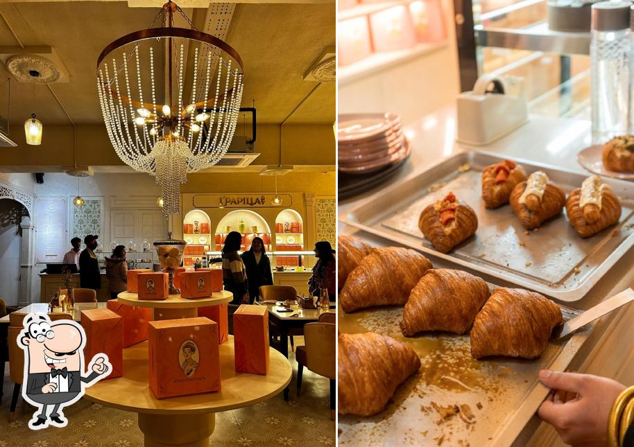 The interior of L’Papillae - The French Cafe & Bakery