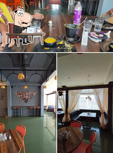 The interior of MADHUBAN Restro & Cafe