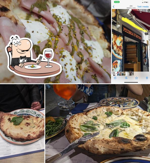 Platti al Pizzeria D’Autore Maestro pizzaiuolo Gigi Sorbillo
