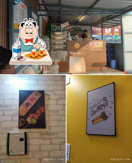 Enjoy a beverage at Zwarma Omalur