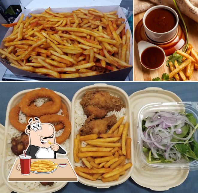 Batata frita em Restaurante Frango Dourado Laut Beer