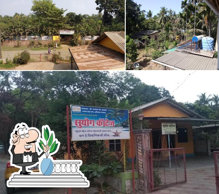 You can get some fresh air at the outside area of Suyog Cottage (Pure Veg)
