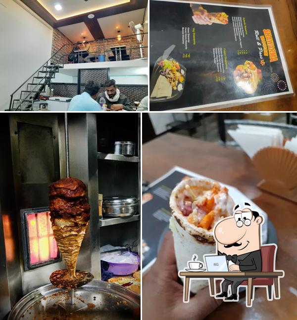 The interior of Shawarma House
