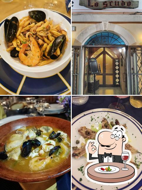 Platti al Ristorante Lo Scudo