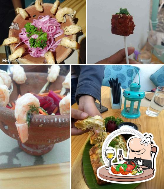 The visitors of KRÉ can try different seafood items