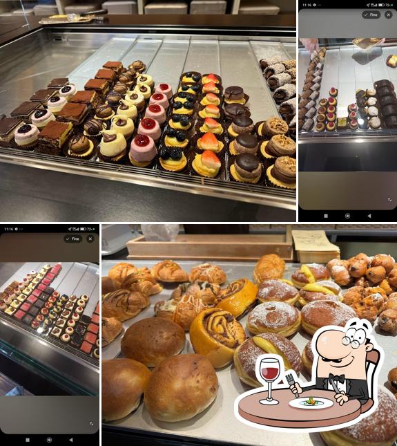 Platti al Pasticceria peccati di gola Trieste