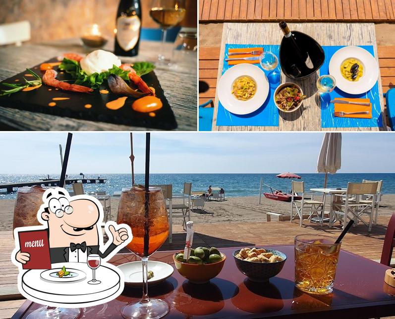 Questa è la foto che presenta la cibo e bevanda di Molo Sirena Paestum Beach & Restaurant On The Sea