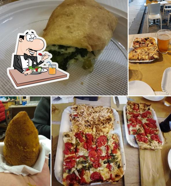 Platti al Focacceria Santoro